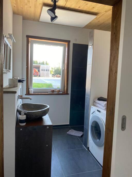 Ferienwohnung Huettenzauber アウグスブルク エクステリア 写真